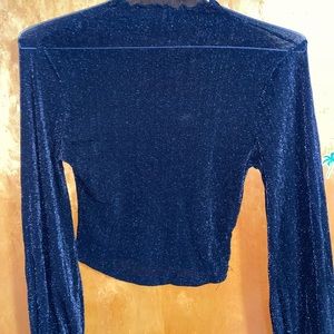 See through top good for New Year’s Eve party or birthday